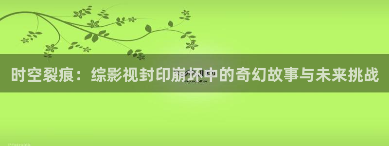影视新视觉6080：时空裂痕：综影视封印崩坏中的奇幻故事与未来挑战